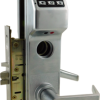 Trilogy T3 Keypad Mortise Standalone Lock, Left Hand (Field Reversible), Deadlatch Only, Weather Proof, 1-3/8in Mortise Cylinder, Schlage C Keyway, 300 Users, 40,000 Event Audit Trail and 150 Scheduled Events, 626/US26D Satin Chrome