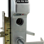 201433_L.png Trilogy T3 Keypad Mortise Standalone Lock, Left Hand (Field Reversible), Deadlatch Only, Weather Proof, 1-3/8in Mortise Cylinder, Schlage C Keyway, 300 Users, 40,000 Event Audit Trail and 150 Scheduled Events, 626/US26D Satin Chrome