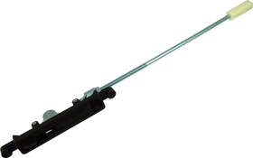 201721_L.png 1/8in Offset Flush Bolt with Guide, DU/SP313 Anodized Dark Bronze