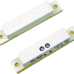 Mini Surface Screw Mount Magnetic Contact Switch Set, Up to 1in Gap, Closed Loop (N/O), White
