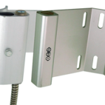 Industrial Track Mount Magnetic Contact Switch Set with 36in Armored Cable, Track Size 1-3/4in to 2-3/4in, Gap Up to 3in, Aluminum Housing