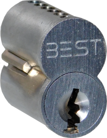 Best 6-Pin Uncombinated Core (SFIC), A Keyway, 626/US26D Satin Chrome