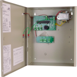 Power Supply 2A 24V (2) Inputs/Outputs, Fire Alarm Link, Battery Back-up