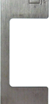 202812_L.png Faceplate 4-7/8in x 1-1/4in, Cylindrical Latches Max 3/4in Throw, 1006 Series, 630/US32D Stainless Steel