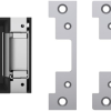 Electric Strike Kit 12/24VDC/VAC, Fail Safe/Fail Secure, Includes 2 Faceplates 501 and 501A (4-7/8in x 1-1/4in), Cylindrical Latches Max 5/8in Throw, 630/US32D Stainless Steel