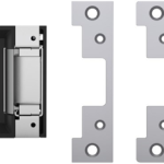 Electric Strike Kit 12/24VDC/VAC, Fail Safe/Fail Secure, Includes 2 Faceplates 501 and 501A (4-7/8in x 1-1/4in), Cylindrical Latches Max 5/8in Throw, 630/US32D Stainless Steel