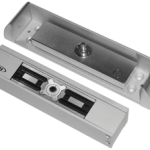 1500lb Slim-Line Electromagnetic Lock, for Narrow Profile Door Frames, 6-7/32in x 1-7/16in x 1-3/8in, 28 Brushed Anodized Aluminum