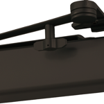 Heavy Duty Surface Door Closer, Hold Open Arm Thumb Turn, Full Plastic Cover, Adjustable Spring Size 1-6, Grade 1, 690/DKBZ Painted Dark Bronze