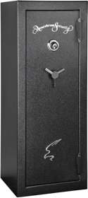 203760_L.png 8-8-14+1 Gun Safe, 120 Minute Fire, Black Textured Finish with Chrome Hardware, Combination Dial, PDO, 751lbs
