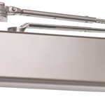 Heavy Duty Surface Door Closer, Hold Open Arm ,Parallel Bracket, Full Plastic Cover, Adjustable Spring Size 1-6, Grade 1, 689/AL Painted Aluminum