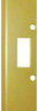 Single Hole 1-3/8in Door, 18in x 1-3/8in W, 605/US3 Bright Brass Plated