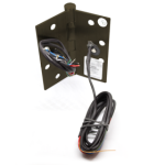Electrified Monitor Hinge, 4.5in x 4.5in (4545), Wires 2/18 Gauge + 4/28 Gauge, Magnetic Switch, 5-Knuckle, Ball Bearing, Hinge, Non-Ferrous Brass Base, Non Fire Rated, 613/US10B Oil Rubbed Bronze