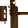 1-1/8in Backset, Dual Force Mortise Entry, Interconnected Deadbolt/Deadlatch, 1-7/8in x 8-7/8in Escutcheon, Faceplate 1in x 6-7/8in, Squared Lever (03), Requires 1in Mortise Cylinder with AR Cam, 613/US10B Dark Bronze