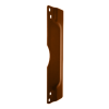 Latch Protector 3in x 11in, with Cut Out for Lock, Poly Bag, 605/US3 Bright Brass Plated