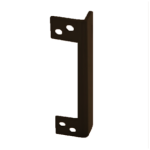 206509_L.png Angled Latch Protector Mortised in Door Edge, 6in x 1-1/2in, 695/SP313 Duranodic Dark Bronze