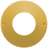 Cylinder Plate 2-5/8in Outside Diameter, Cylinder Hole 1-1/4in Diameter, 605/US3 Bright Brass Plated
