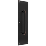 Pull Plate 3.5in x 15in, Tubular Pull 3/4in Diameter, 5-1/2 CTC, 613/US10B Dark Bronze