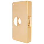 Door Wrap 2-3/8in Backset, 1-3/4in Door, 4in W x 9in H, 2-1/8in Hole, Indent Latch Prep, 612/US10 Bronze