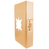 Door Wrap 2-3/4in Backset, 1-3/4in Door, 4-3/4in W x 9in H, 2-1/8in Hole, Indent Latch Prep, 612/US10 Bronze