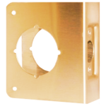 Door Wrap 2-3/8in Backset, 1-3/4in Door, 4in W x 4-1/2in H, 2-1/8in Hole, Indent Latch Prep, 612/US10 Bronze