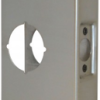 Door Wrap 2-3/4in Backset, 1-3/4in Door, 5-1/8in W x 12in H, 2-1/8in Hole, Indent Latch Prep, 630/US32D Stainless Steel