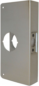 207182_L.png Door Wrap 2-3/4in Backset, 1-3/4in Door, 5-1/8in W x 12in H, 2-1/8in Hole, Indent Latch Prep, 630/US32D Stainless Steel