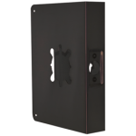 Door Wrap 2-3/4in Backset, 1-3/4in Door, 6-1/2in W x 9in H, 2-1/8in Hole, Indent Latch Prep, 613/US10B Oil Rubbed Bronze