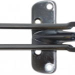 Door Flip Guard, Aluminum Material, 626/US26D Satin Chrome