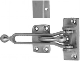 Door Flip Guard, Brass Material, 626/US26D Satin Chrome