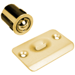 Drive in Ball Catch 1in Diameter, Packed with Narrow and Wide Strikes, 605/US3 Polished Brass