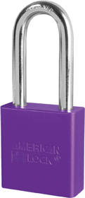 Padlock 2in Shackle Aluminum Purple