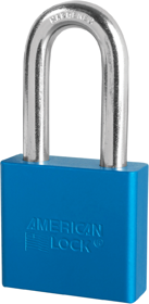 Padlock 2in Shackle Aluminum Body Blue