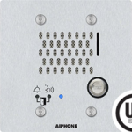 IP Audio 2-Gang Door Station, Vandal Resistant, Stainless Steel