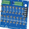 Power Distribution Board Module Board Only, Converts 1 Input: to 16 Fused Outputs @ 2.5 Amp, Input: 12/24VDC @ 10 Amp or 24/28VAC @ 12 Amp, LED Visual Indicators