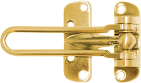 Door Flip Guard, Aluminum Material, 605/US3 Polished Brass