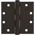 5-Knuckle Hinge, Standard Weight, Full Mortise, Ball Bearing, 4.5in x 4.5in (4545), Non-Ferrous Brass Base, (Non Fire-Rated), 613/US10B Oil Rubbed Bronze