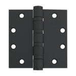 5-Knuckle Hinge, Heavy Weight, Full Mortise, Ball Bearing, 4.5in x 4.5in (4545), Brass Base, Non-Removable Pin, 622/FBLK Flat Black