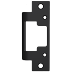 Faceplate 4-7/8in x 1-1/4in, Radius Corner, Cylindrical Latches, Aluminum Frame, 8000/8300 Series, BLK Black