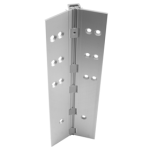 Full Mortise Concealed Geared Continuous Hinge, Heavy Duty, 1/8in Door Inset, 1-9/16in Leafs, 95in, Up to 450lbs, 628/US28/C Clear Anodized Aluminum