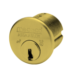 M3 Mortise Cylinder 1-1/4in, DA Keyway, 6 Pin, Sub-Assembled, Less Slider, Bright Brass 05