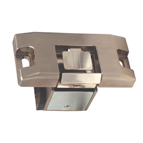 Electric Strike for Vertical Rod Exit Device with Pullman Top Latch, 12/24VAC/DC, FSE Fail Secure, Single or Double-Door Applications, Small Footprint, 630/US32D Stainless Steel