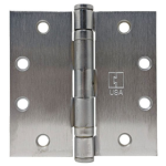 5-Knuckle Hinge, Standard Weight, Full Mortise, Ball Bearing, 5.0in x 5.0in (5050), Steel Base, Non-Removable Pin, 652/US26D Satin Chrome