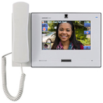 IP Video Master Station, SIP Compatible, With 7in Touchscreen, Privacy Handset, White, TAA Compliant, (Replaces AIPIX-MV7-HW)