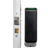 Wireless Aperio V3 Electrified Deadlatch 31/32 with IPS multiCLASS SE and HID Reader, 628/US28 Aluminum Clear Anodized