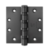 5-Knuckle Hinge, Heavy Weight, Full Mortise, Ball Bearing, 4.5in x 4.5in (4545), Steel Base, Non-Removable Pin, BSP Black Suede Powder Coat