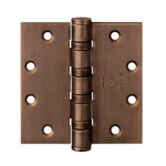 5-Knuckle Hinge, Heavy Weight, Full Mortise, Ball Bearing, 4.5in x 4.5in (4545), Ferrous Steel Base, Non-Removable Pin, 640E/US10BE Dark Oxidized Satin Bronze