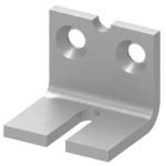 1450 Series Cush Shoe Support Bracket, 689/AL Aluminum Powder Coat