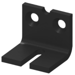 1450 Series Cush Shoe Support Bracket, 693/GLBLK Gloss Black Powder Coat