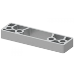1450 Series Blade Stop Spacer, 1/2in, 689/AL Aluminum Powder Coat