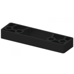 1450 Series Blade Stop Spacer, 1/2in, 693/GLBLK Gloss Black Powder Coat